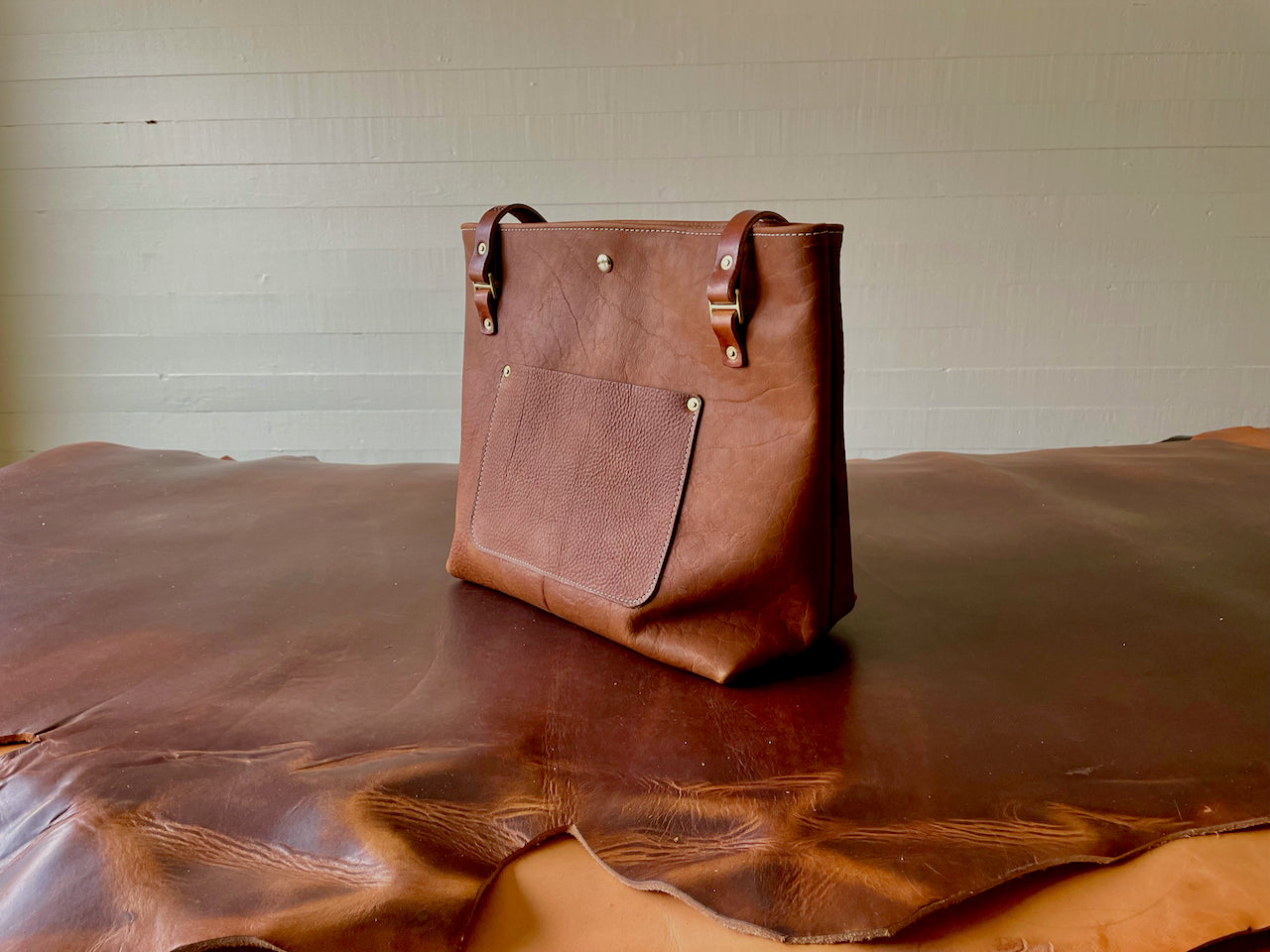 Tote #5012 | BROWN | MEDIUM