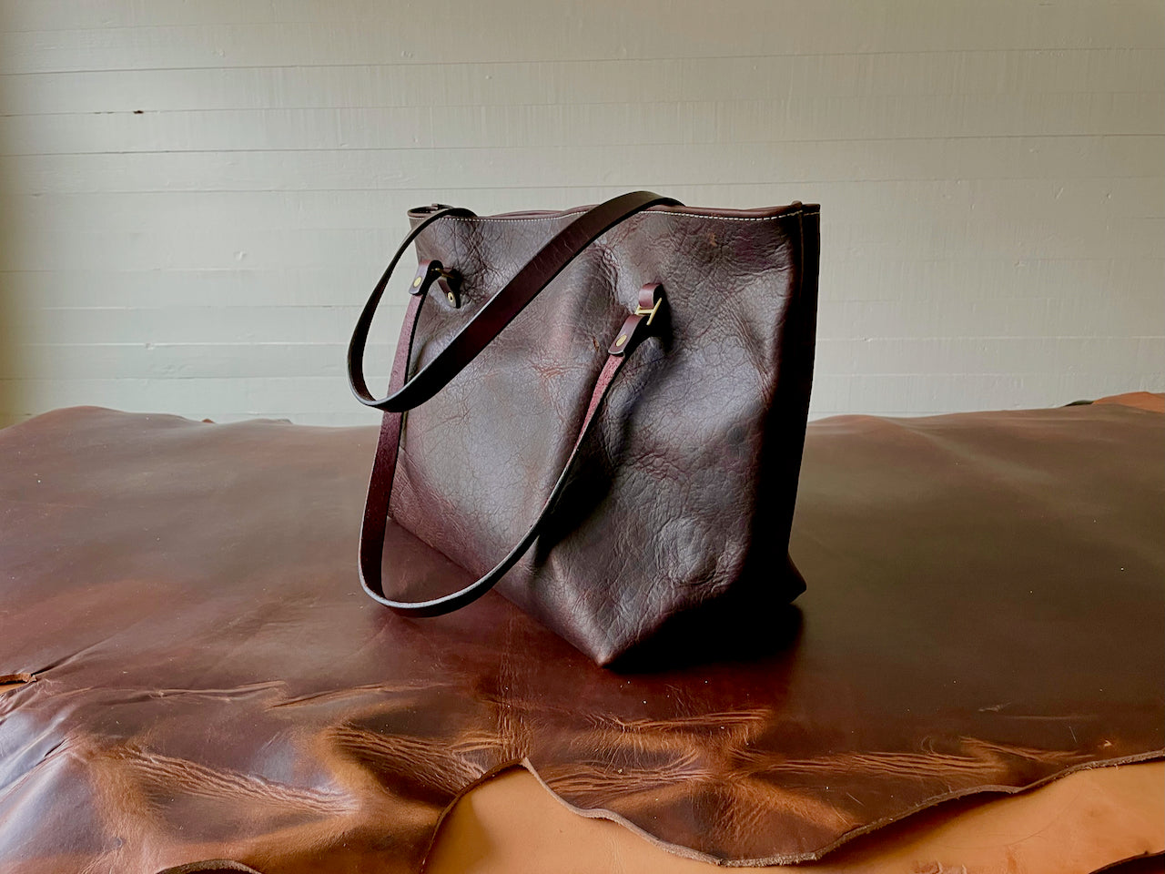 Tote #5004 | DARK BROWN | LARGE