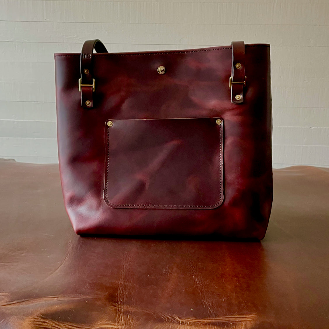 Tote #5008 | OXBLOOD | MEDIUM